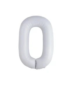 White Foil Matte Number 0