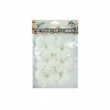 White Frangipani 8cm 6pc