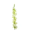 White Gladiolus Bush Flower 7 Head 77cm