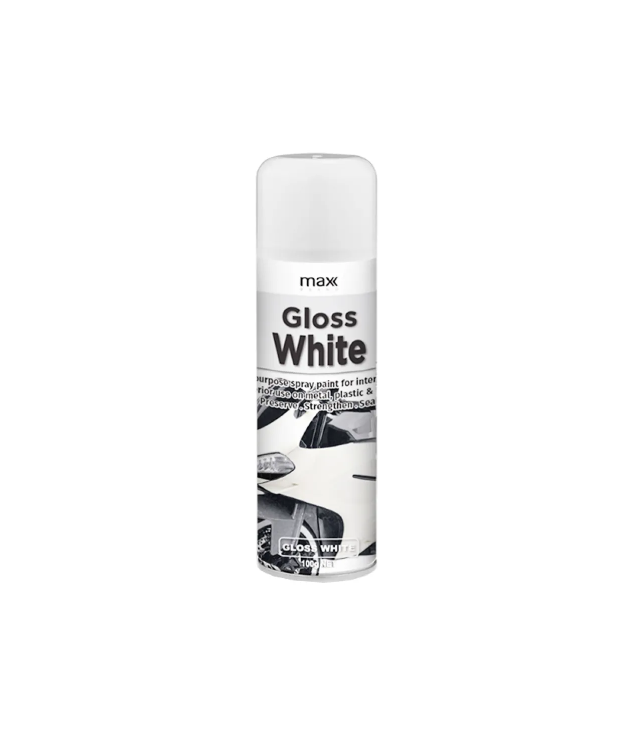 White Gloss Spray Paint 100ml