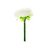 White 5 Head Peony Bunch 30cm