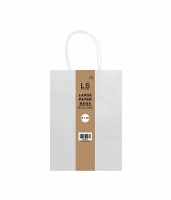 White Large Paper Bag 2pcs