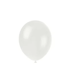 White Latex Plain Balloons 12inch 20pk