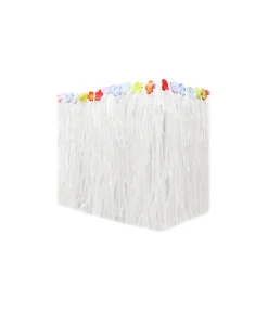 White Luau Table Skirt 75x274cm