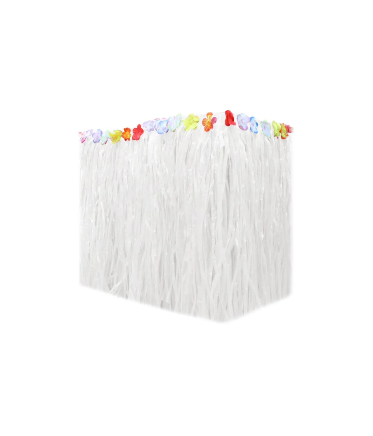 White Luau Table Skirt 75x274cm
