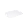 White Melamine Tray With Handles 40cm