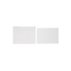 White Pearlised Cards & Envelopes Set 12pc