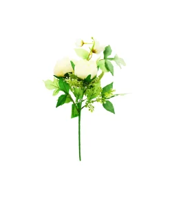 White Peony 2 Head 45cm