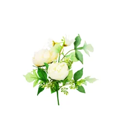 White Peony 2 Head 45cm