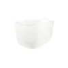 White Plastic Storage Box With Handles 38×28.5×23.5cm