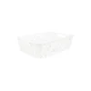 White Plastic Storage Box 29.5x21x8.5cm