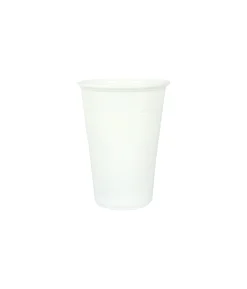 White PP Plastic Cups 16oz 25pk