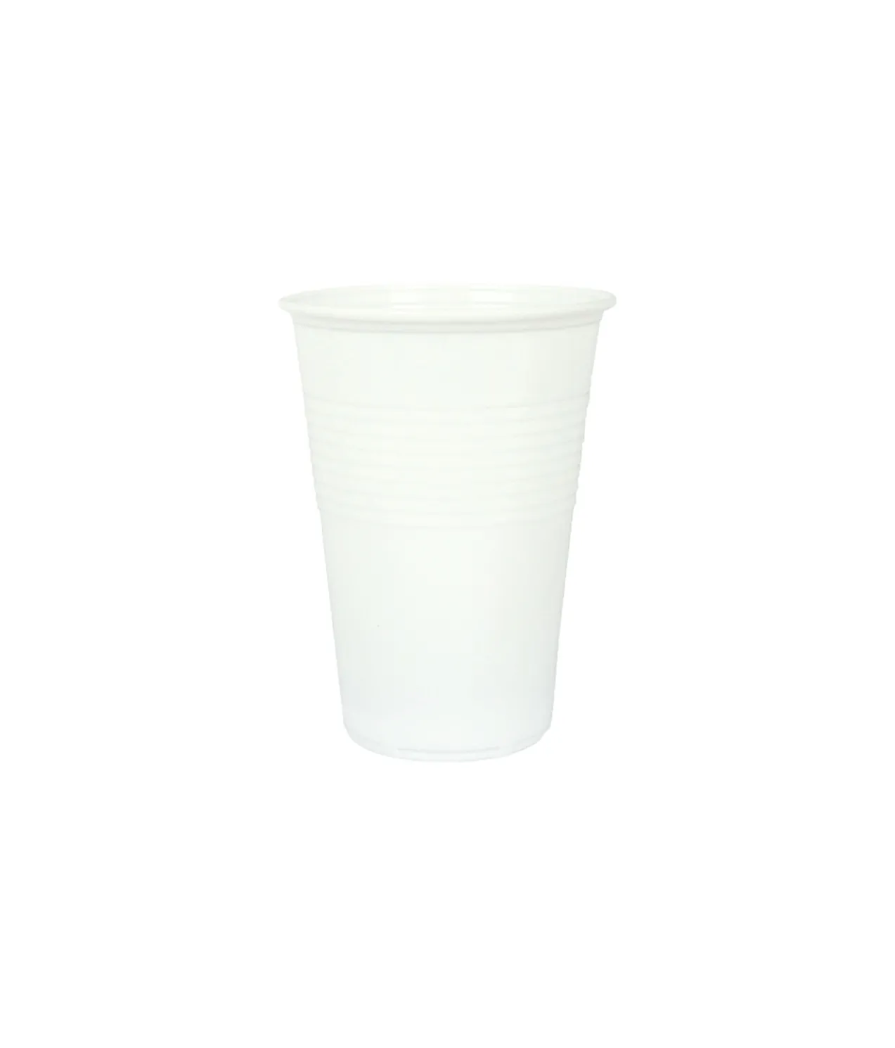 White PP Plastic Cups 16oz 25pk