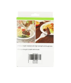 White PP Reusable Forks 50pc 18cm