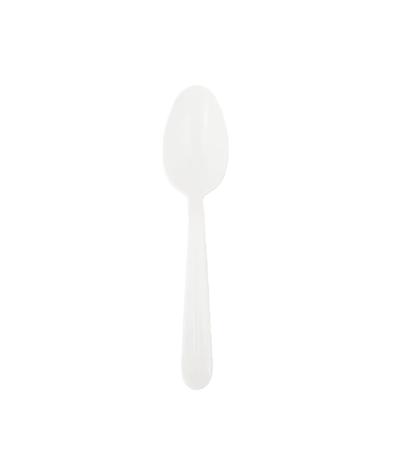 White PP Reusable Spoons 50pc 16cm