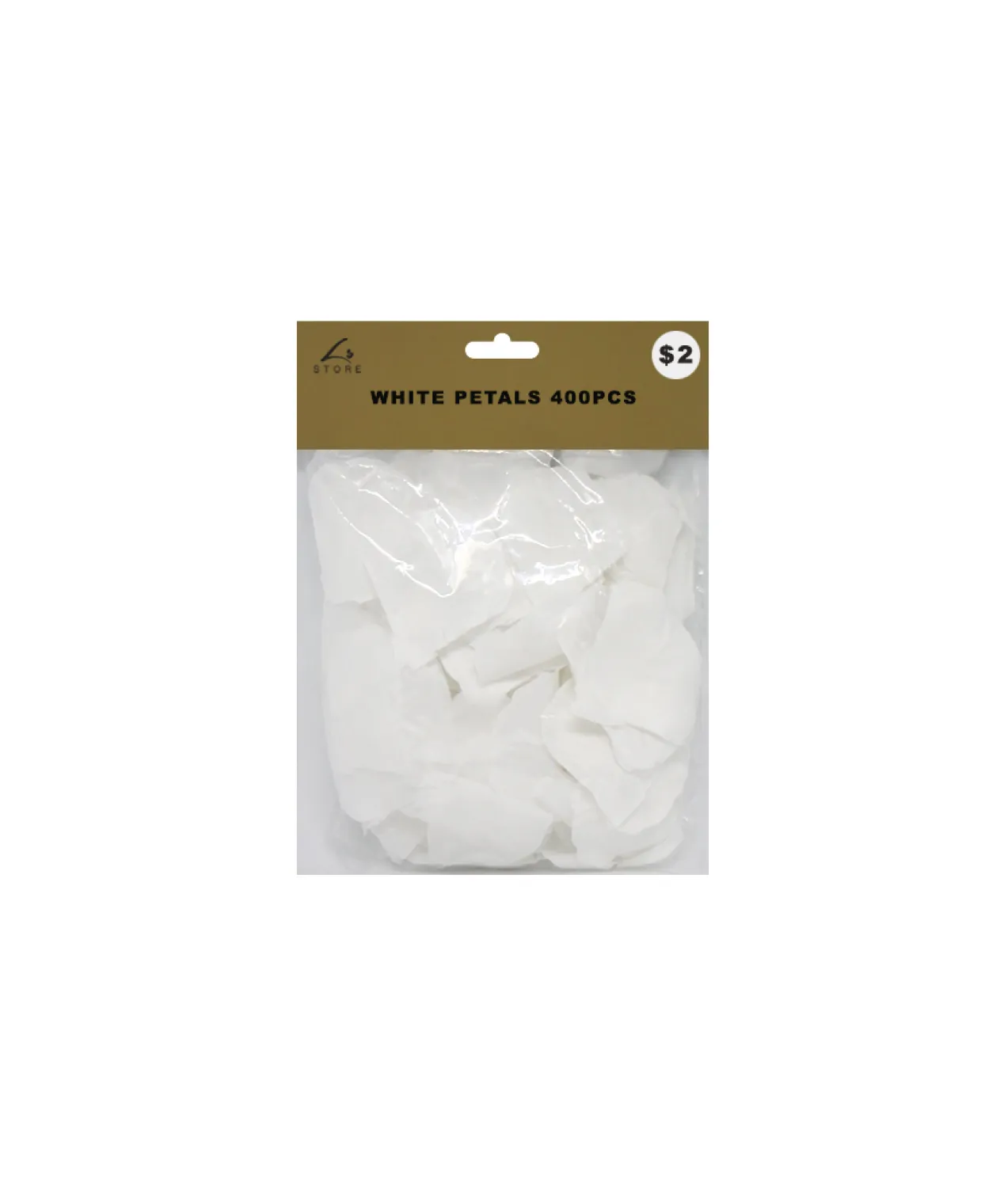 White Rose Flower Petals 400pc