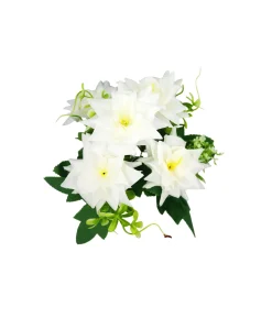 White Rose 5 Head 28cm