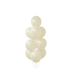 White Sand Latex Balloons 12inch 20pk