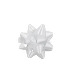 White Satin Gift Bow 15cm 1pc