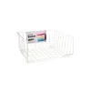 White Stacker Basket 22 x 42 x 47cm