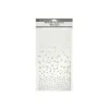 White Tablecloth With Silver Dots