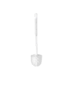 White Toilet Brush With Holder