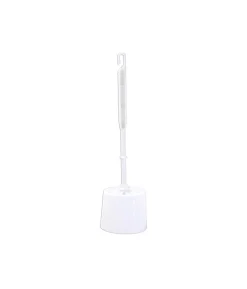 White Toilet Brush With Holder