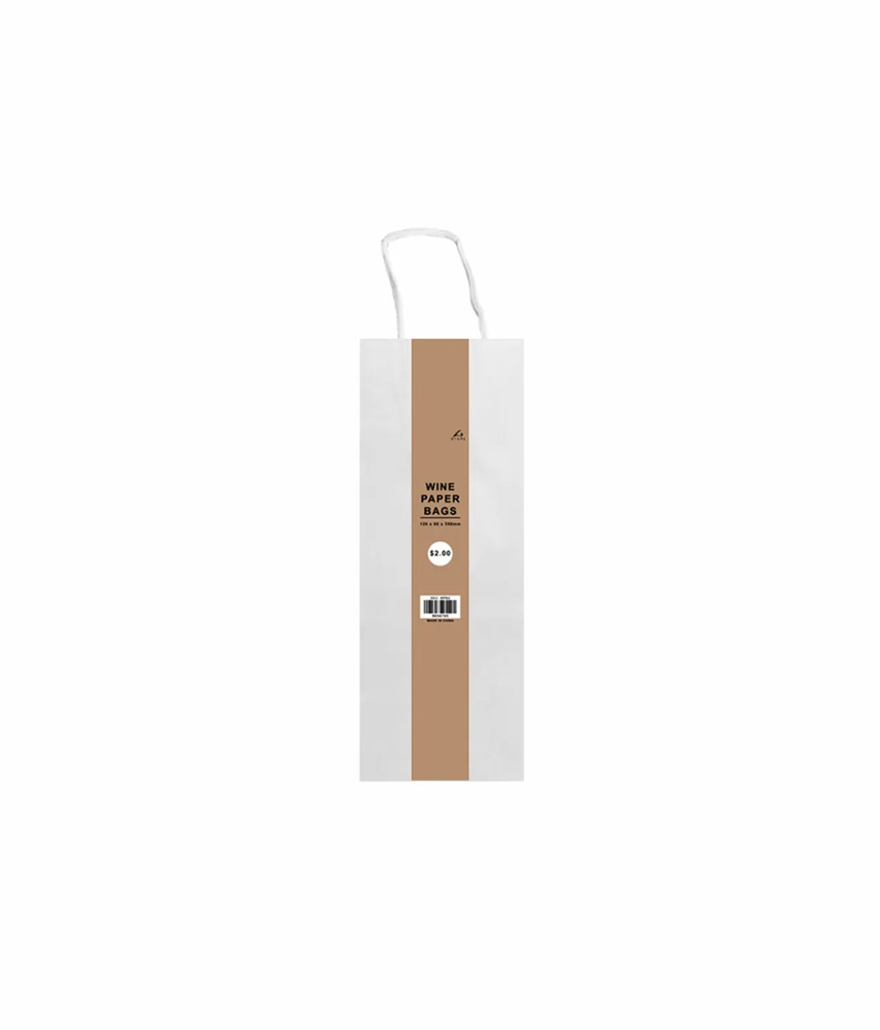 White Wine Paper Bag 2pcs