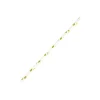 White With Gold Dots Paper Straws 40pk