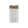 White Wooden Pegs 35x7mm