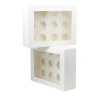 12 Window Cupcake Box 34 x 26 x 10cm 2pk