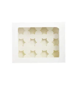 12 Window Cupcake Box 34 x 26 x 10cm 2pk
