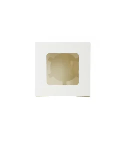 1 Window Cupcake Box 9 x 9 x 7.5cm 3pk