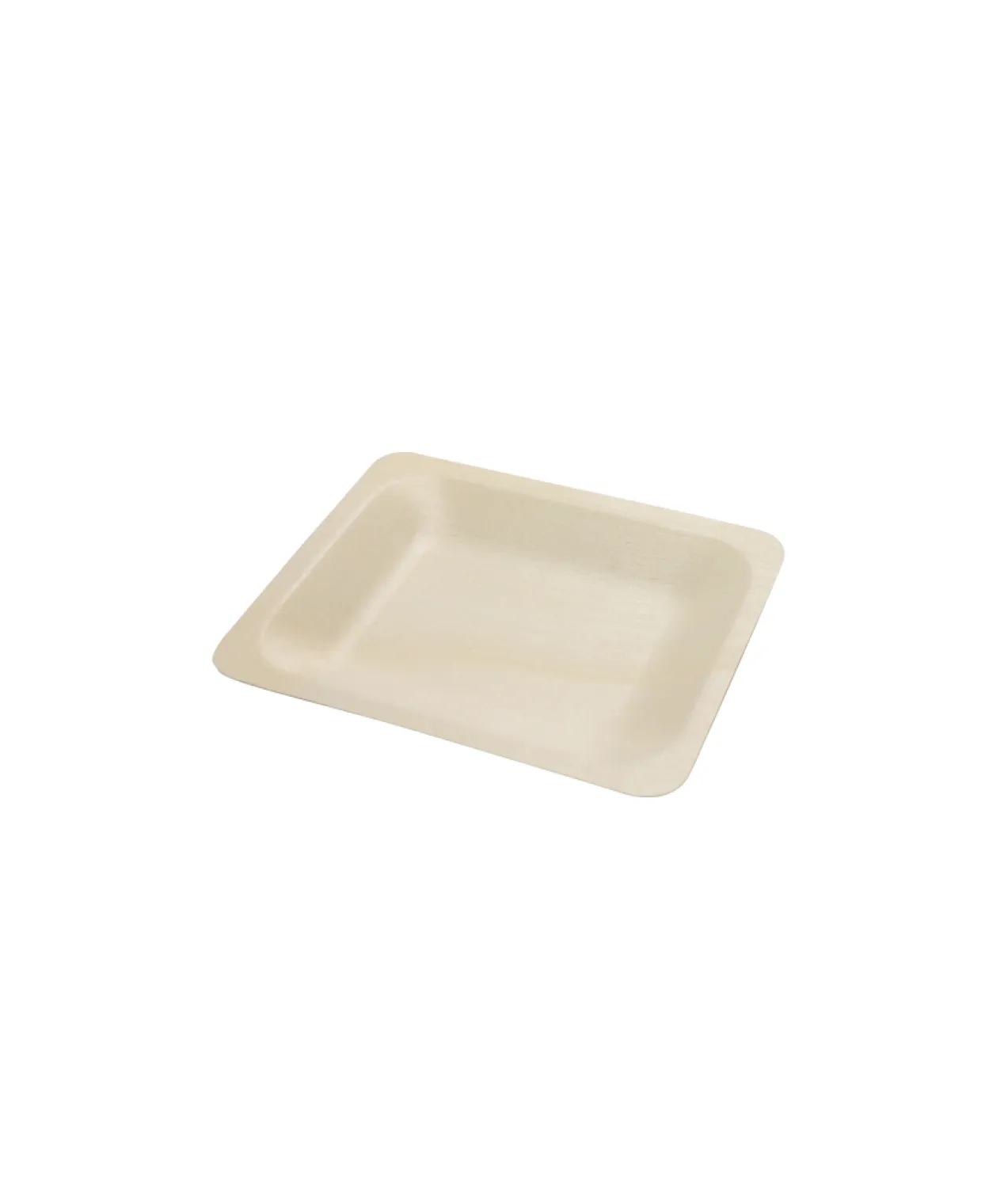 Wooden Rectangle Plate Small 6pc