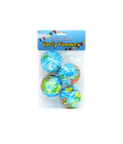 World Globe Stress Balls 4pk