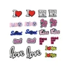 Writings Shoe Charms 20pc