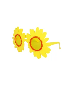 Yellow Flower Shape Glasses