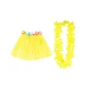 Yellow Hula Raffia Set 2pk