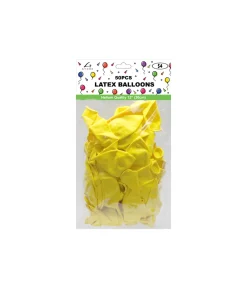 Yellow Latex Balloons 12inch 50pk