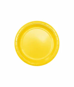 Yellow Paper Plates 12x9in