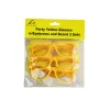 Yellow Party Glasses with Eyebrows and Beard 3 Sets 15 x 5.5cm
