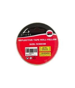 Yellow PVC Reflective Tape Roll 5cmx5m