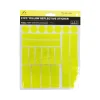 Yellow Reflective Stickers 21pc