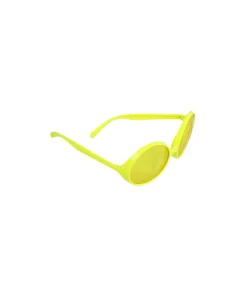 Yellow Round Party Glasses 16 x 8cm