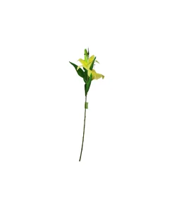 Yellow Single Lily 88cm